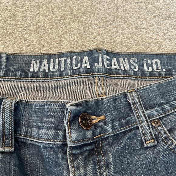Nautica Jeans Co Straight Fit Blue Jeans 36x32 - Picture 5 of 7
